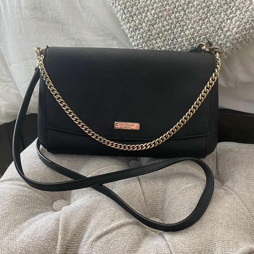 Kate spade black cross body purse